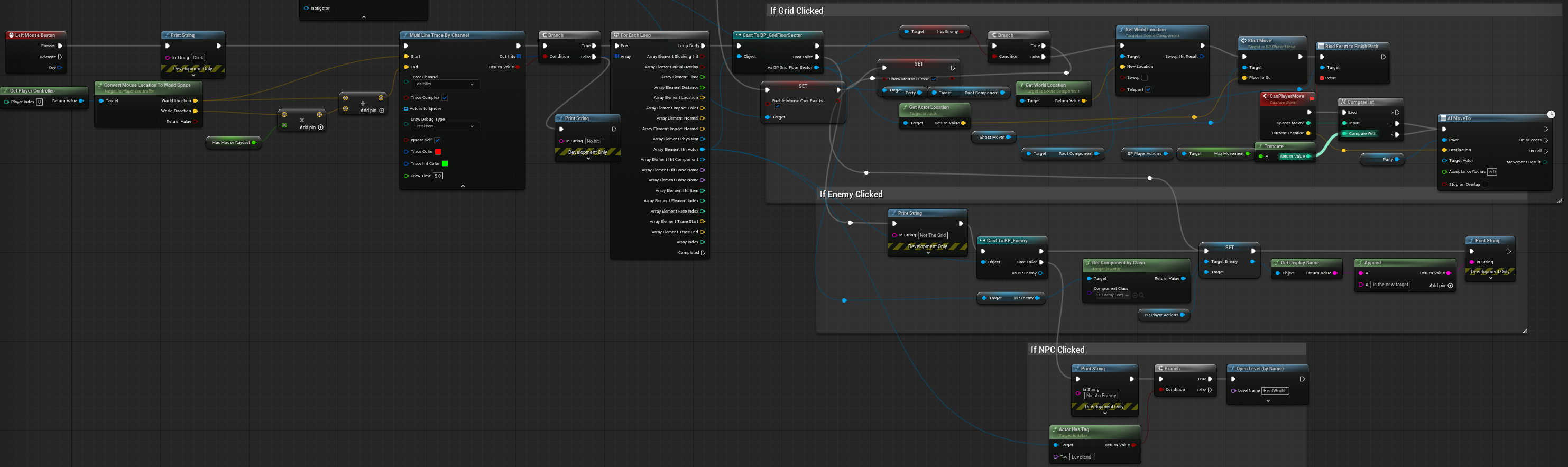 Player Mouse Tracker Blueprint